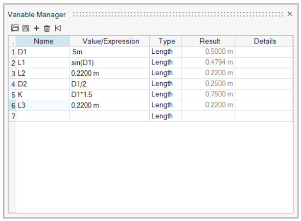 Altair Inspire 2021.1 Variable Manager